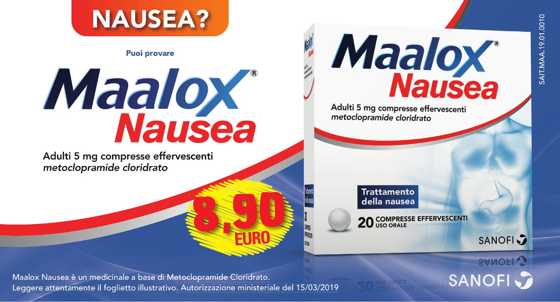 Maalox nausea a 8,90€ - Farmacie Comunali Torino